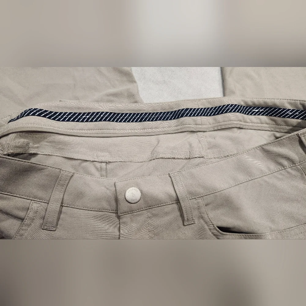 Bonobos Golf Taupe Slim Fit Pants Sz 36x32 - Picture 7 of 7
